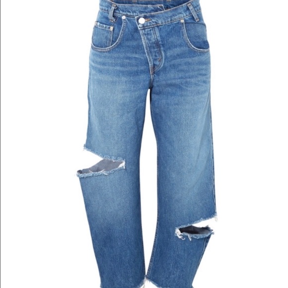 Monse Cutout Slasher Jeans Sz 2 - Picture 3 of 7